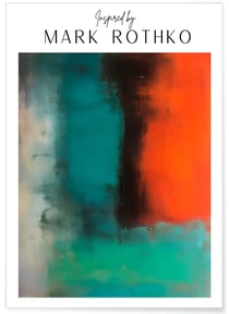 Affiche Mark Rothko n°17 | A3 : 29,7x42cm