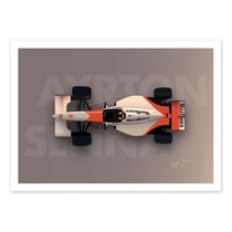Affiche 50x70 cm - Ayrton Senna - Artmoric