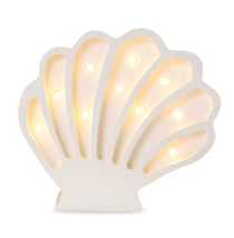 Lampe Veilleuse Coquillage Perle blanche - Little Lights