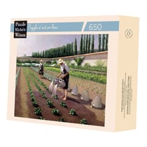 Les jardiniers de Caillebotte - Puzzle Michèle Wilson