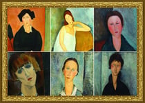 Puzzle 1500 pièces - Modigliani en collage - Grafika
