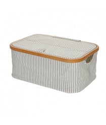 BOX PLIABLE Rayée Grise Canvas meets Bamboo - Prym Gris