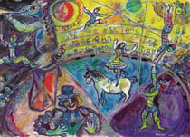 Puzzle 1000 pièces - Marc Chagall - Le Cheval de Cirque - Eurographics