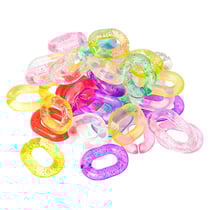 Perles grosses mailles 1,8 x 2,4 cm 40 pièces