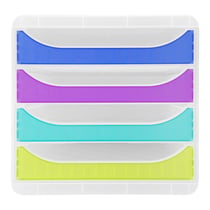 Module de classement Big Box 4 tiroirs Chromaline - Couleurs assorties - Exacompta