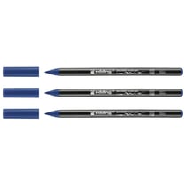 Lot de 3 feutres pinceaux porcelaine EDDING 4200 - Bleu acier - Pointe 1-4 mm