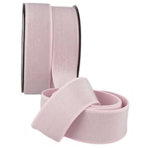 Bobine 20m élastique métal 40mm rose