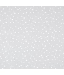 Tissu coton étoilé de 150 cm de largeur Gris vendu par 50 cm