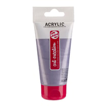 Tube de peinture acrylique Art Creation Talens 75ml violet métallique