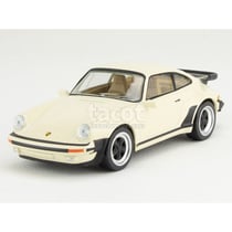 Voiture miniature de collection - NOREV - Porsche 911 Turbo 1978 - Échelle 1/43 - Monté métal - Beige/Jet Car