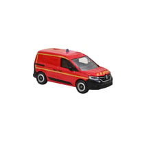 Voiture miniature de collection - NOREV - RENAULT Kangoo Van Pompiers - 1/64 - Rouge - 3 ans+