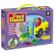 Coffret chariot elevateur - fun bricks - 6221 - jeu de construction avec picots