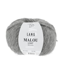 Pelote d'Alpaga et laine MALOU LIGHT - LANG YARNS 05 Gris