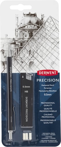 Porte-mine HB pointe 0,5 avec recharge Derwent Precision