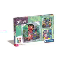 Puzzles 3 x 48 pièces Clementoni Stitch