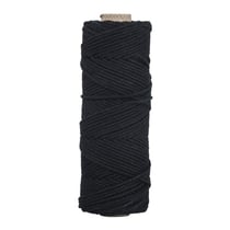 Fil, 2mm ø, noir, ca. 180g, Bobine 70m