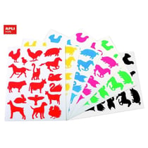 Apli Agipa - Gommettes permanentes Animaux de la ferme x 204