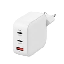 Nedis Chargeur Secteur Universel avec 2 USB-C et 1x USB-A Charge Rapide GaN 100W Blanc