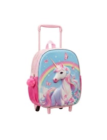 Sac à dos à roulettes Mybagstory - Rose - Licorne