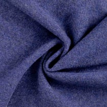 Tissu Laine bouillie  Isolde uni Bleu cobalt