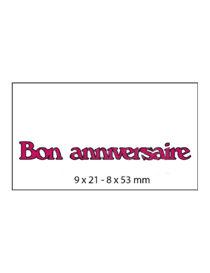 Die texte "Bon anniversaire"
