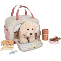 Chien avec sac et kit de soins rose - Small Foot company