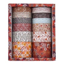 12 Washi Tape, Masking Tape, ruban adhésif scrapbooking assortis FEUILLE AUTOMNE 351 X