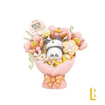 Le Bouquet Avec Le Panda avec Kit Lumineux - Loz