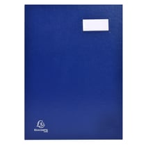 Parapheur direction dos a soufflets - 24 compartiments - Bleu - Exacompta