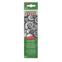 Derwent - Crayons Graphite (2h à 3b) Derwent Academy Sketching x6