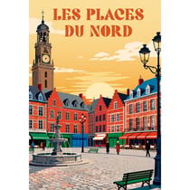 Puzzle 1000 pièces Les Places du Nord - Alipson