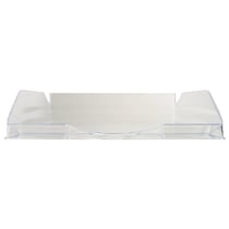 Corbeille à courrier Ecotray Office - Cristal - x 10 - Exacompta