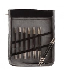 Set Deluxe aiguilles interchangeables Karbonz - Knitpro Noir