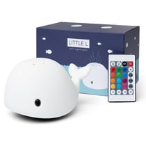 Veilleuse Baleine blanche avec télécommande - Little L