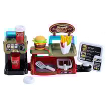 Stand boutique burger shop - restaurant fast food - jeu d'imitation cuisine - klein - 7307