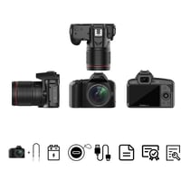 Appareil Photo Numérique 64MP Vision Nocturne 4K WiFi Zoom 16X Anti-Tremblement