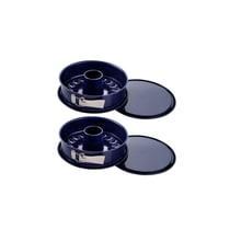 Lot de 2 moules à manqué à charnière avec fond à savarin 26 cm Dr Oetker Back Liebe
