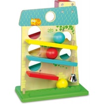 Maison des boules et toboggan - vilac - 2470 - jeu d'eveil en bois