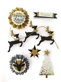 Sticker 3D Joyeux Noel