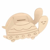 TIRELIRE TORTUE 18X7X11,5 CM - BOIS