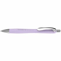 Stylo à bille - Encre bleue - Pointe large - Corps violet - Rétractable - Schneider Slider Rave
