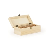 BOITE A MESSAGES 50 COEURS BOIS 150x60x70mm