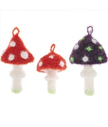 Kit crochet CREATIVE BUBBLE - Shrooom : Des Éponges Champignons pour une Cuisine Pleine de Fantaisie ! - Rico Design Multicolore