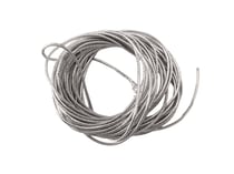 5 mètres de cordon élastique argenté diamètre 1 mm - création perles couture