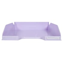 Corbeille à courrier Combo Midi Aquarel - Mauve - x 6 - Exacompta