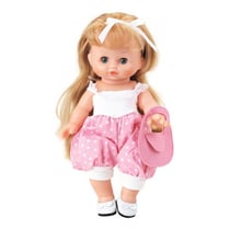 Poupee calinette rose 28 cm - petitcollin - 712837 - made in france