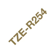 Ribbon tape tissu White  gold  24 m - P-Touch