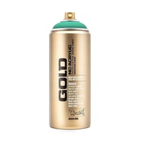 Bombe de peinture - Gold - Acrylique - Activ cyan - F6200 - 400ml - Montana Cans