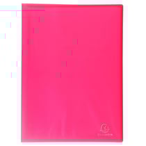 Protège-documents en polypropylène semi rigide Chromaline 60 vues - A4 - Rouge - x 12 - Exacompta