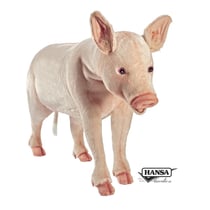 Hansa peluche geante Cochon 106cmL - Hansa Peluches Géantes - Rose